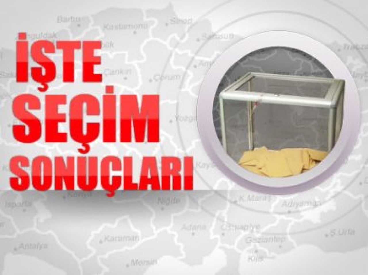 İl il seçim sonuçları