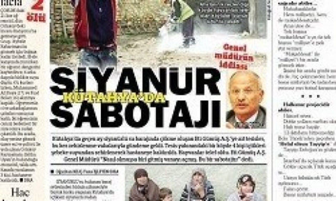 Siyanürde bir iş var