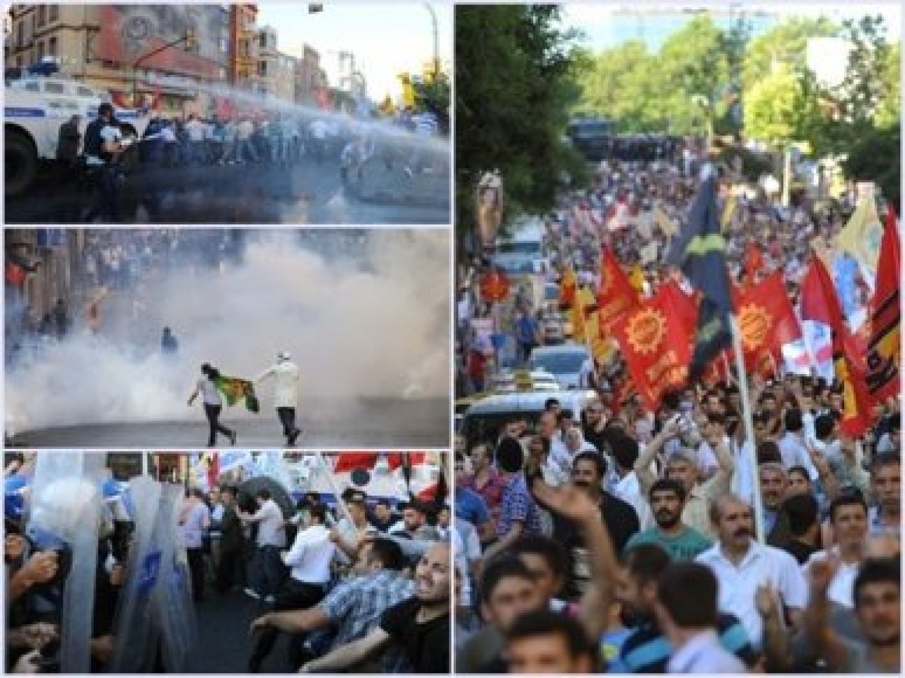 Hatip Dicle protestosuna müdahale