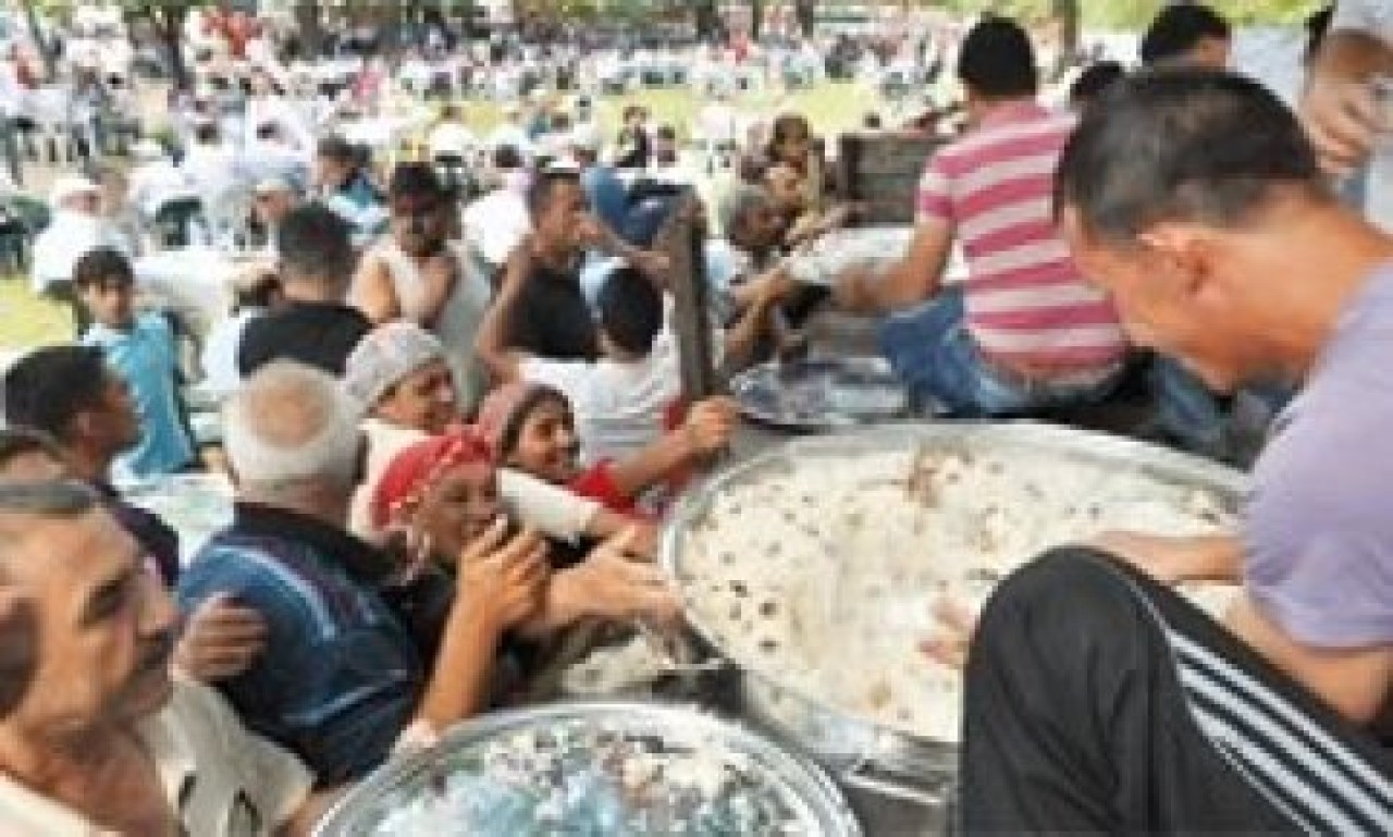 5 bin kişiye teşekkür yemeği