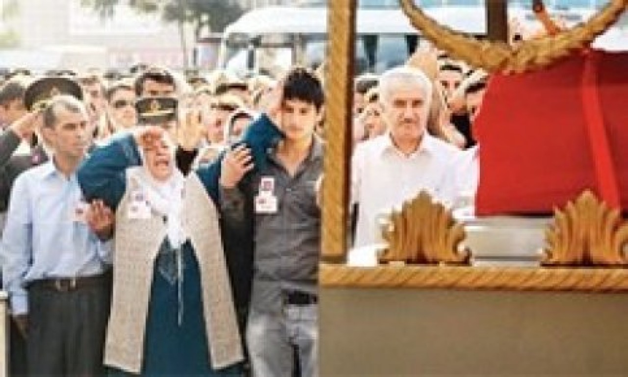 Şehidi uğurladılar