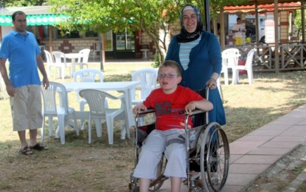 Engelliler yaz kampında