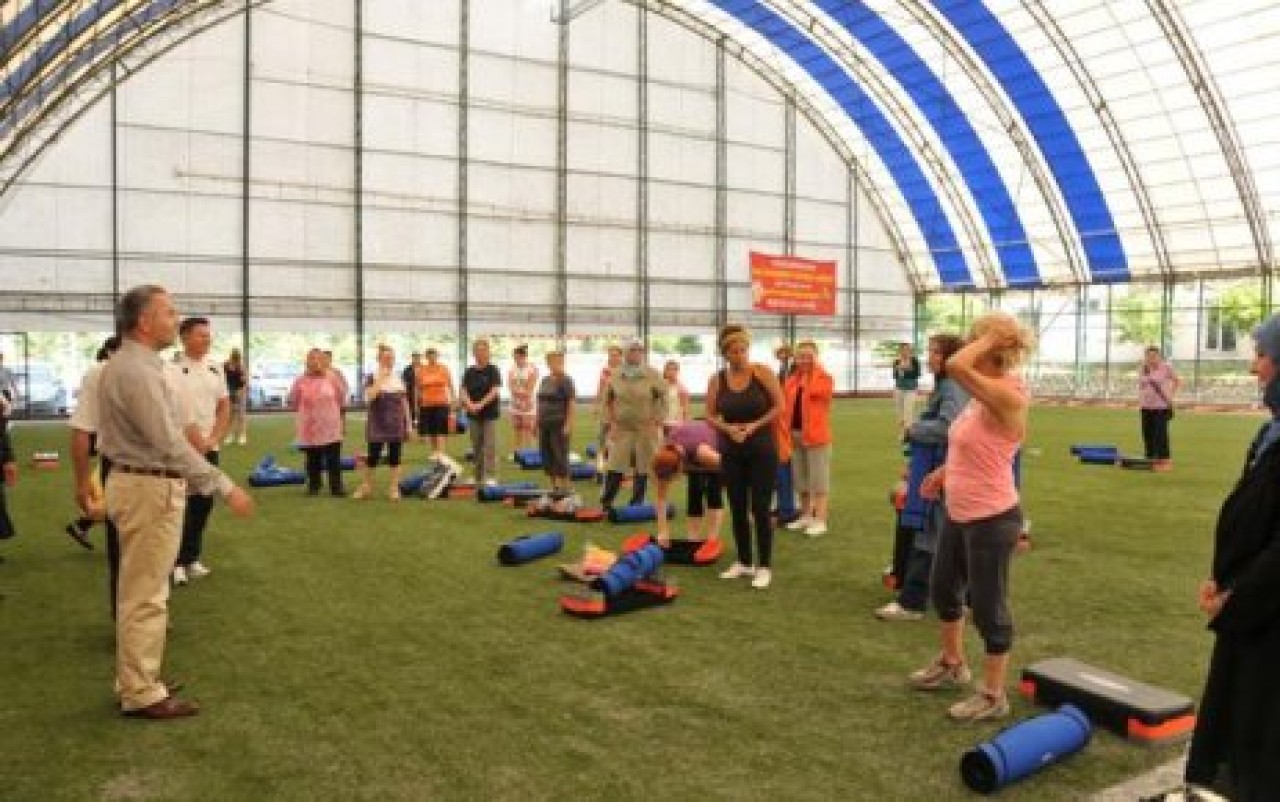 STEP YAPAN BAYANLARDAN BAŞKAN UZUN’A TEŞEKKÜR