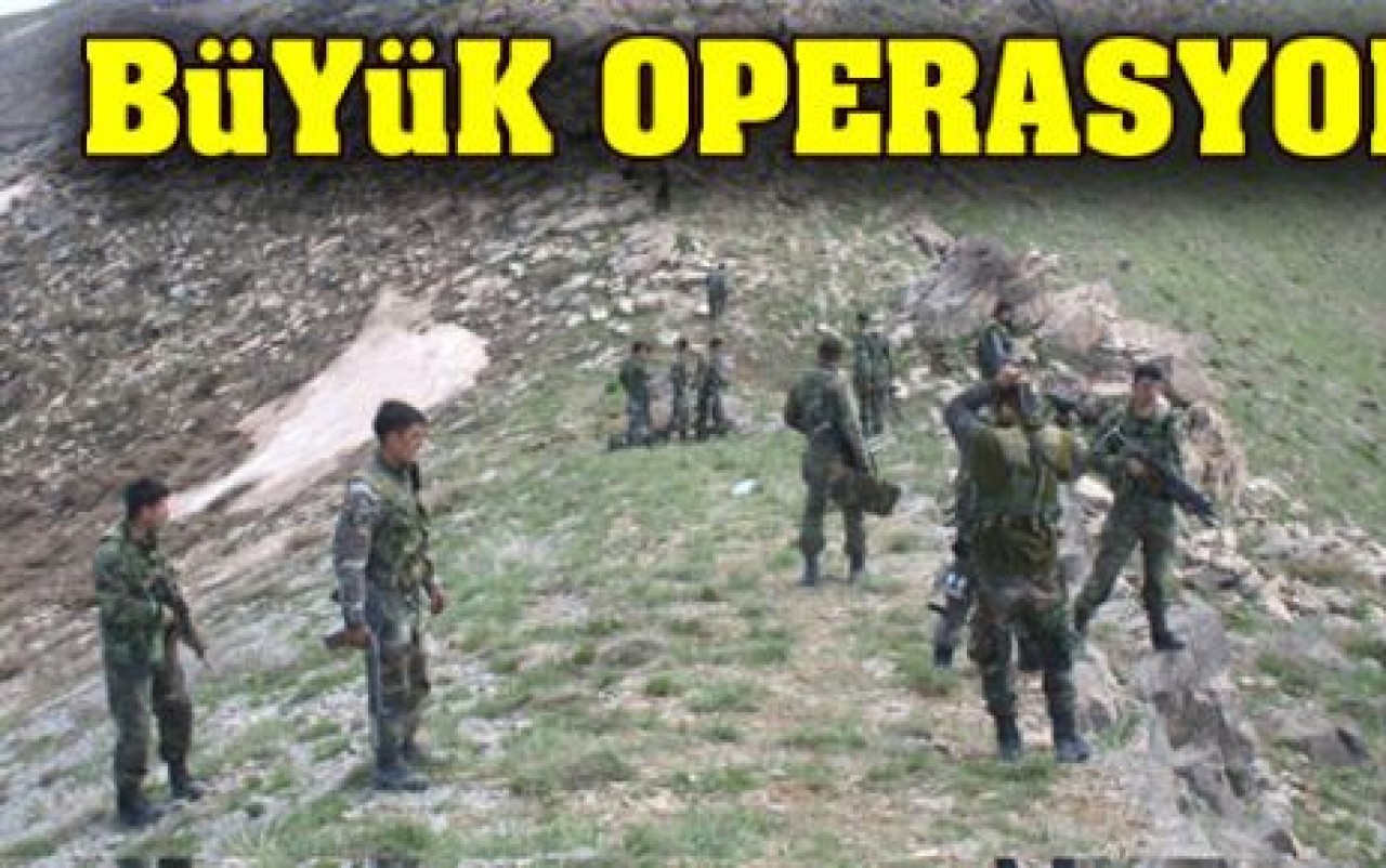13 askerin şehit olduğu bölgede büyük operasyon