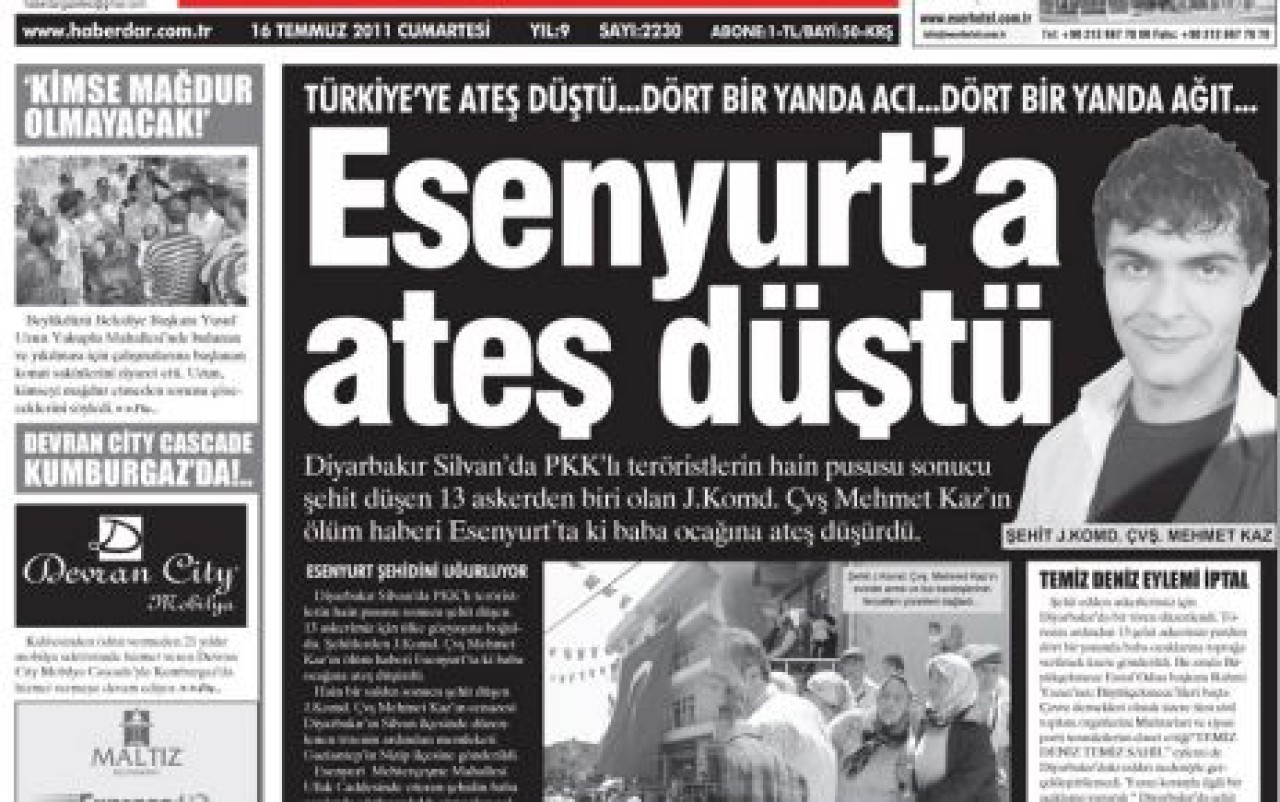 Esenyurt’un bağrına ateş düştü…