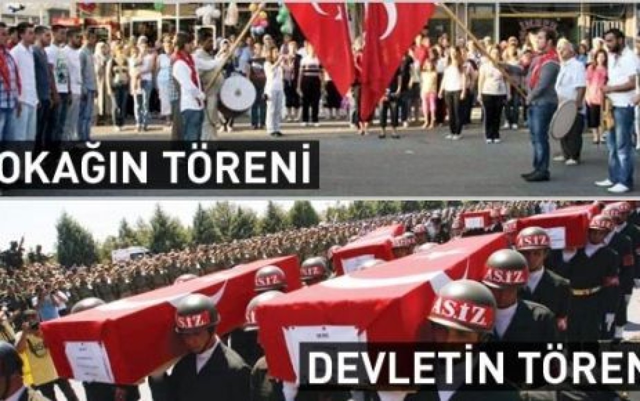 Türkiye 13 şehidine ağlıyor