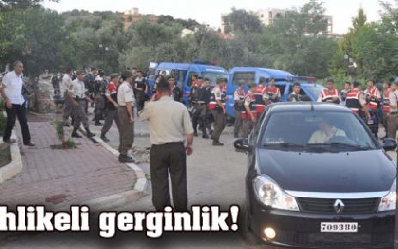 Germencik'te tehlikeli gerginlik