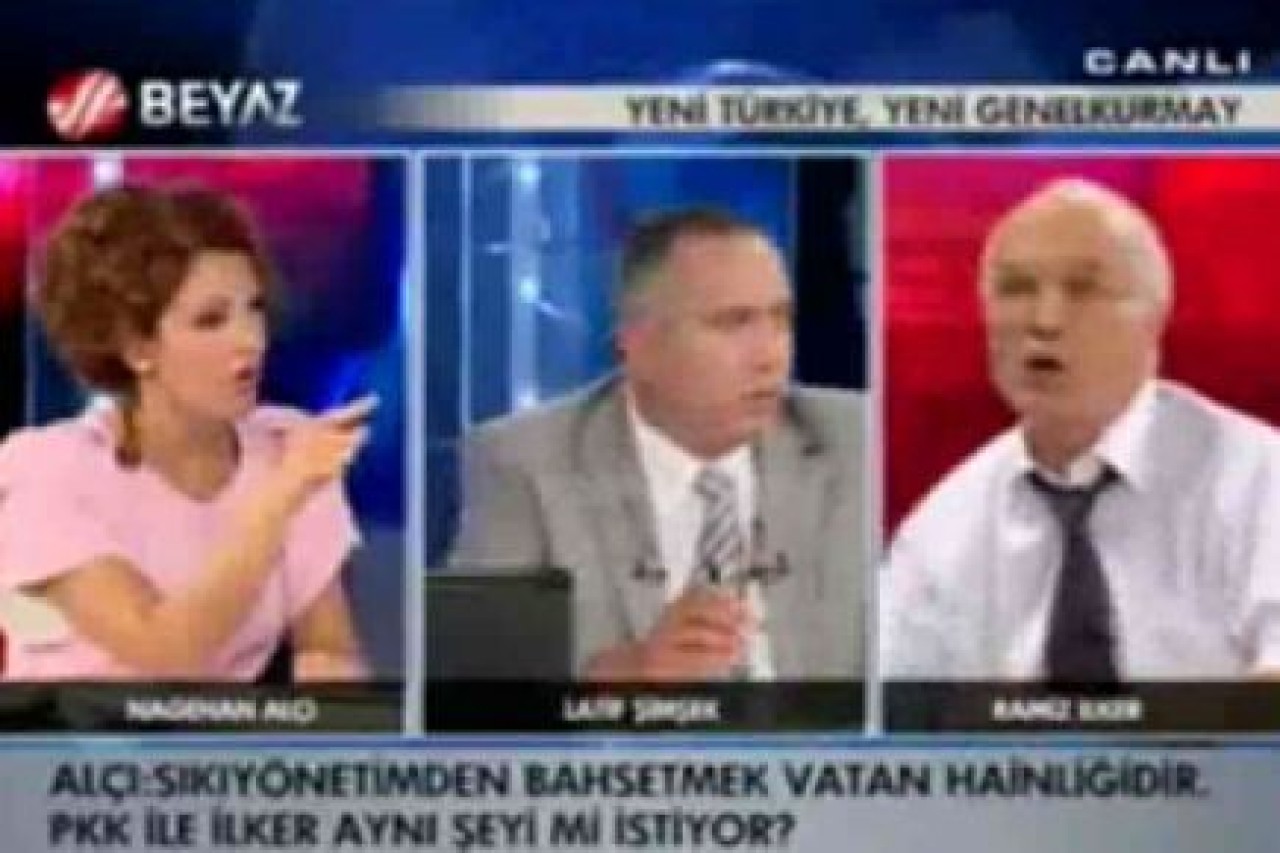 BEYAZ TV'DE REZALET DİZ BOYU...