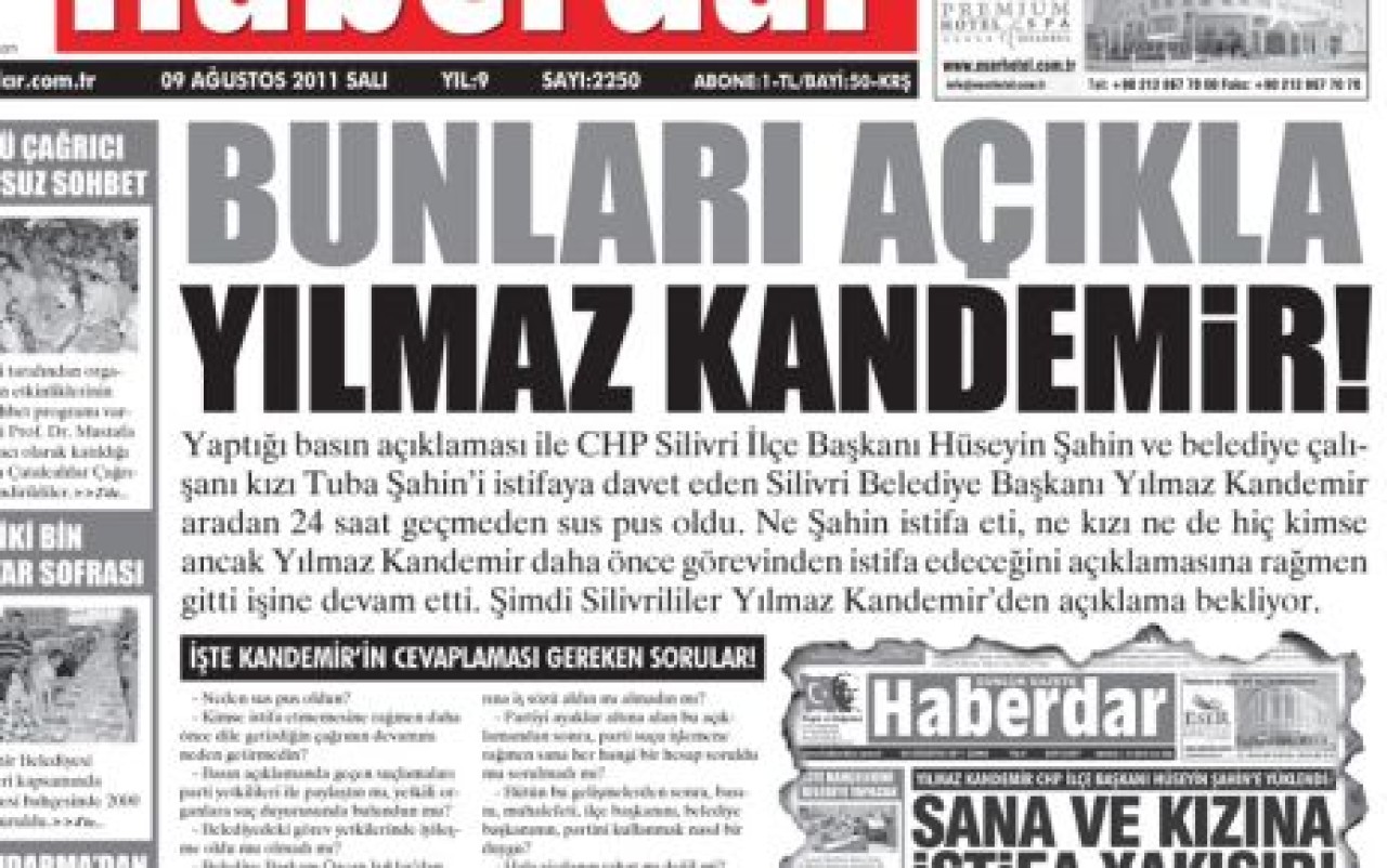 BUNLARI AÇIKLA YILMAZ KANDEMİR!