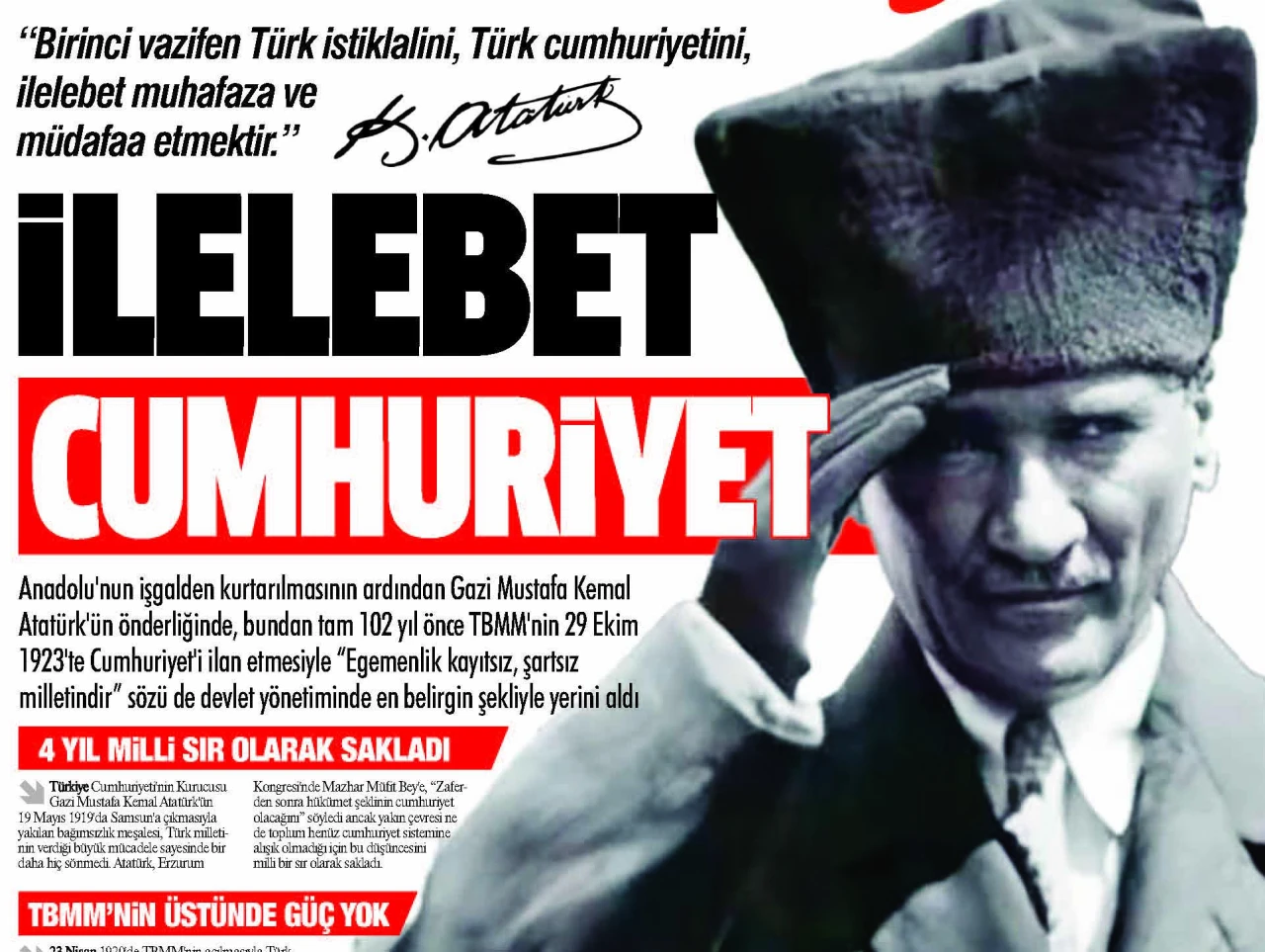 Cumhuriyet Bayramı yurt genelinde coşkuyla kutlanıyor!