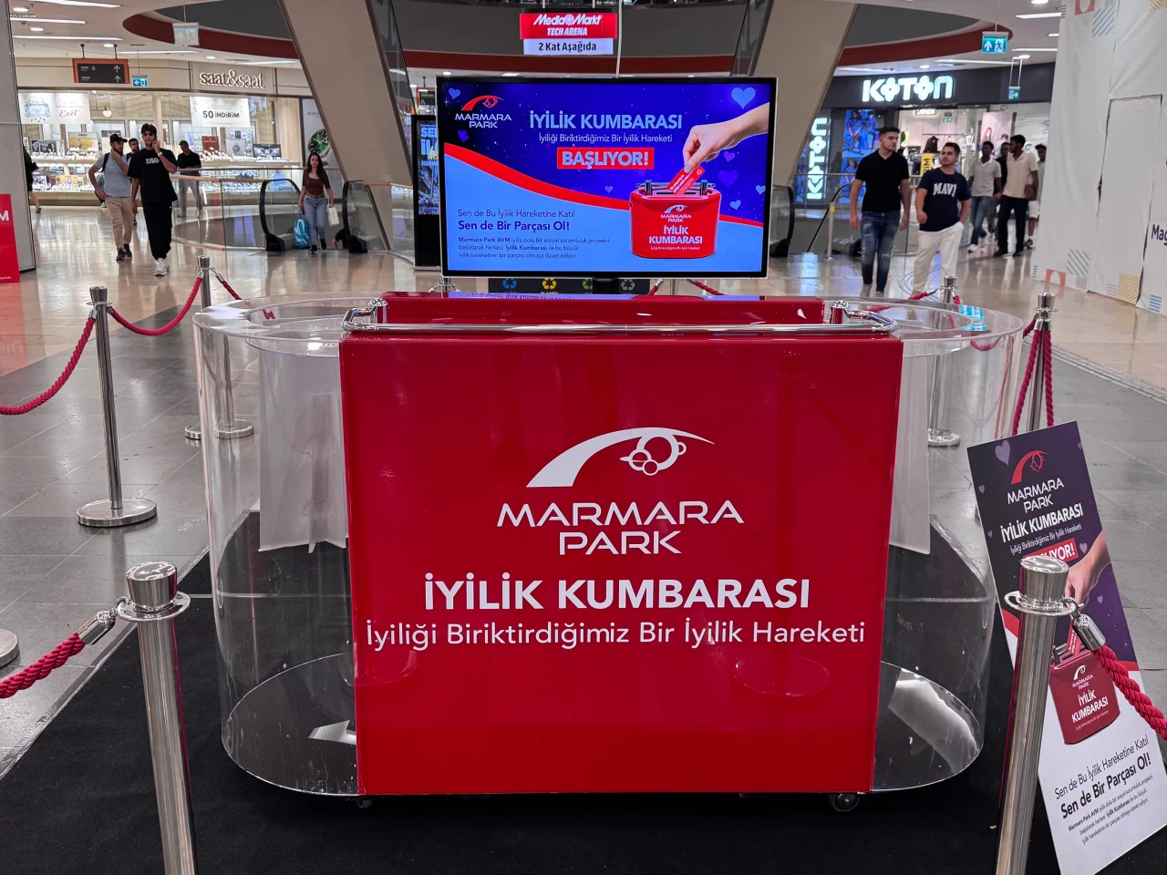 Marmara Park AVM’nin İyilik Kumbarası 15 Bini Aşkın Kişiyi Birleştirdi