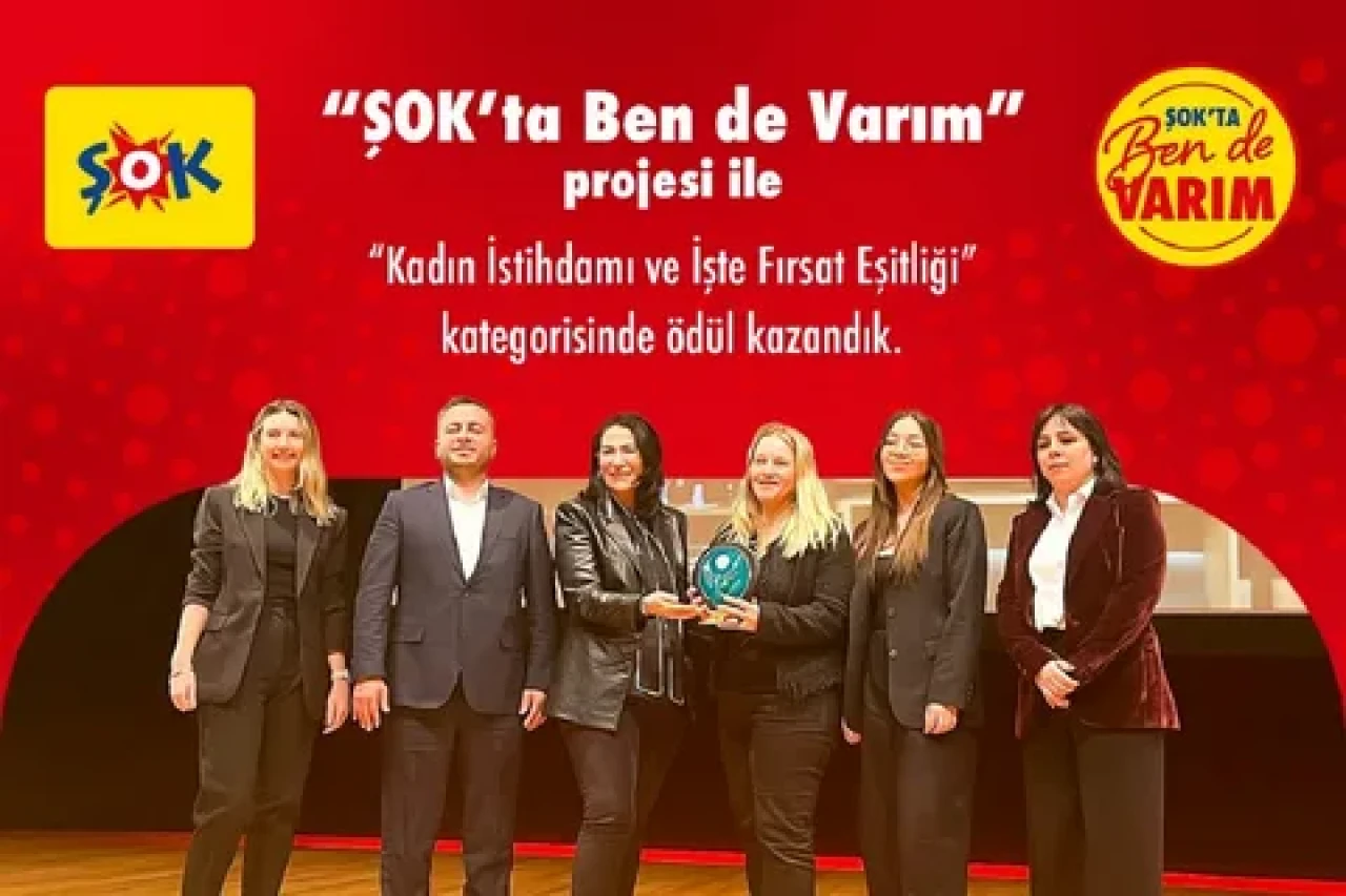 ŞOK Marketler’e “Kadın İstihdamını En Hızlı Artıran Şirket” Ödülü