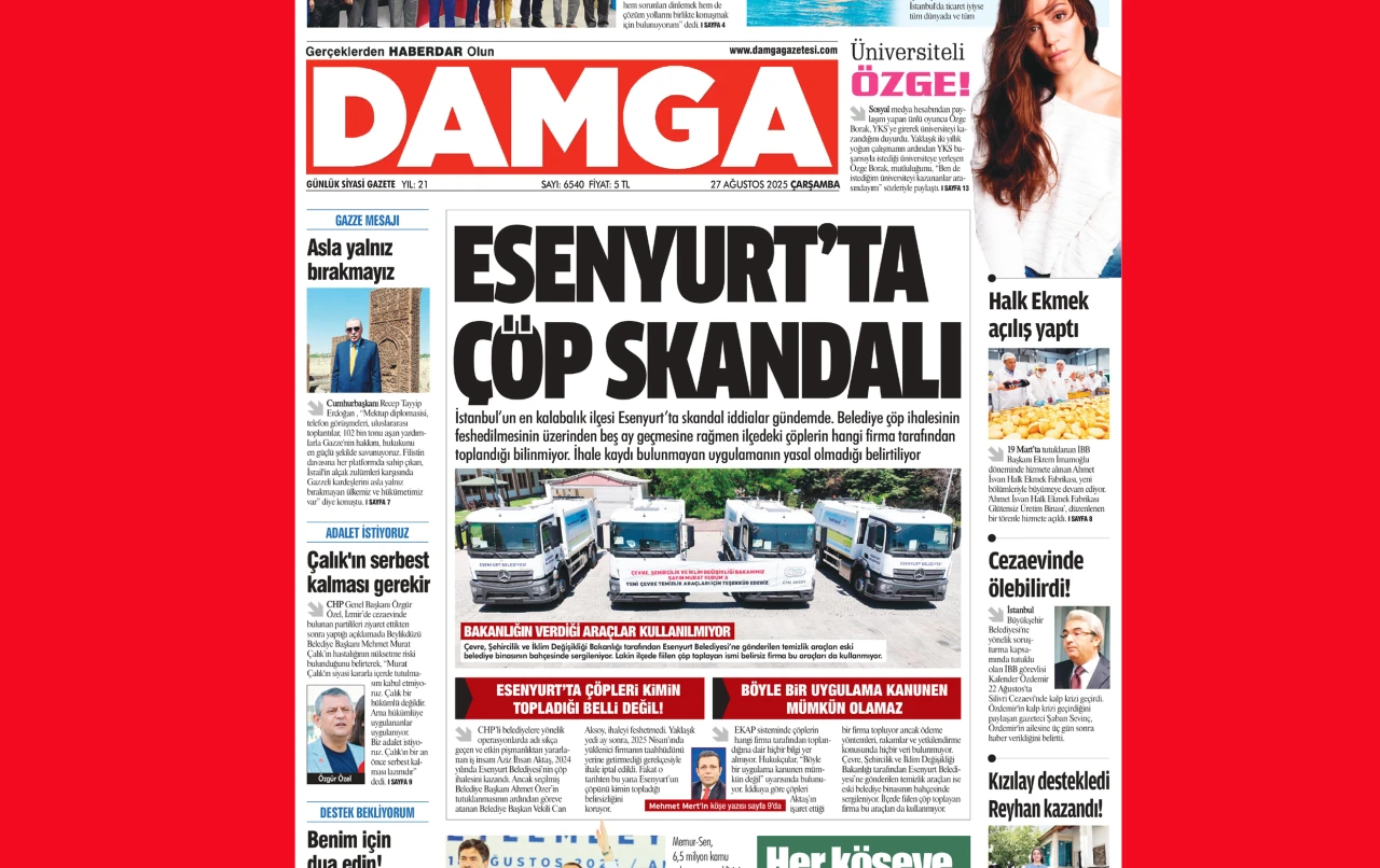 Esenyurt'ta çöp skandalı!