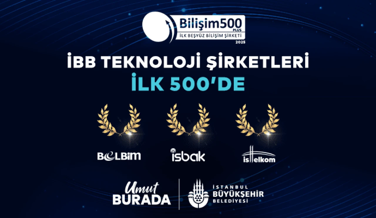 İBB'nin Teknoloji İştirakleri Bilişim 500 Listesinde