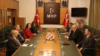 DEM Parti heyetinden MHP'ye ziyaret!