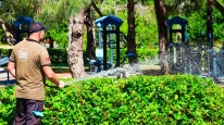 Ümraniye Parklarında Bakım Çalışması