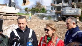 E SINIFI YÜKSEK RİSKLİ BİNANIN YIKIMI GERÇEKLEŞTİ