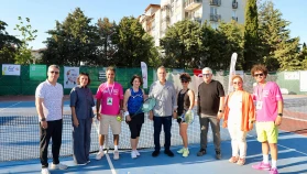 Büyükçekmece’de tenis heyecanı