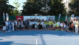 Geleneksel Büyükçekmece Açık Tenis Turnuvası ödül töreni gerçekleşti