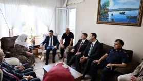 15 Temmuz Demokrasi ve Millî Birlik Günü'nde Şehit Ailesine Anlamlı Ziyaret