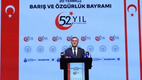 Nuri Aslan Kıbrıs Barış Harekatı Resepsiyonuna Katıldı