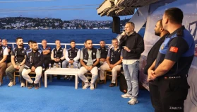 Zabıtalar 200.Yılı Boğazda Kutladı
