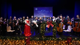 Genç müzisyenlerden umut dolu yeni yıl konseri