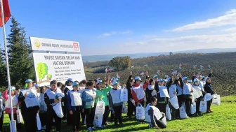 Tekirdağ’da çocuklara doğa bilinci aşılayan etkinlik.