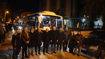 Kartal'da Umre Yolcuları Dualar İle Uğurlandı