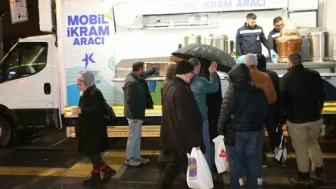 Soğuk havalarda sıcak dayanışma Küçükçekmece’de