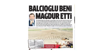 Bora Balcıoğlu beni mağdur etti