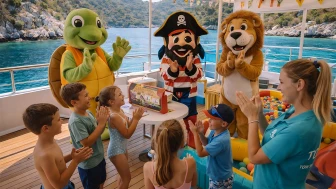 Minik kaşifler için eğlence dolu deniz yolculuğu