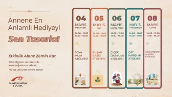 Anneler Günü’ne Atölye Dokunuşu