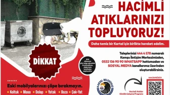 KARTAL’DA HACİMLİ ATIKLAR İÇİN YENİ DÖNEM