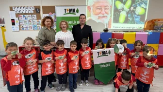 Süleymanpaşa’lı Minikler Gelecek İçin Fidan Dikti