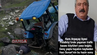 Kars Arpaçay ilçesi Polatköy’ünde yaşanan hazin trafik kazası köylüleri yasa boğdu.