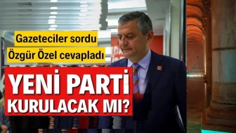 Özgür Özel yeni parti kuracak mısınız sorusunu cevapladı!