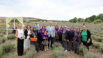 8’inci Lavanta Hasat Şenliği renkli görüntülere sahne oldu