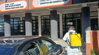 82 okulda dezenfeksiyon ve ilaçlama seferberliği