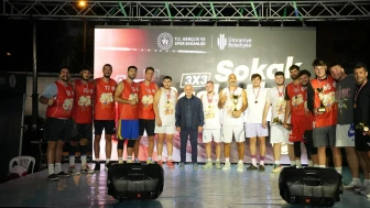 Ümraniye'de Sokak Basketbolu Nefes Kesti