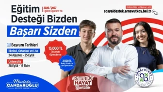 Arnavutköy Belediyesi'nden Öğrencilere Destek