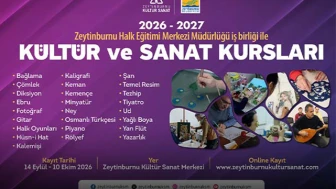 Kültür ve Sanat Kursları Kayıtları Başlıyor