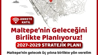 Maltepe Belediyesi “2027-2029 stratejik planı” için vatandaş anketini başlattı