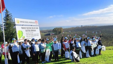 Tekirdağ’da çocuklara doğa bilinci aşılayan etkinlik.
