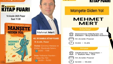 Mehmet Mert TÜYAP'ta okurlarıyla buluşacak