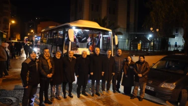 Kartal'da Umre Yolcuları Dualar İle Uğurlandı