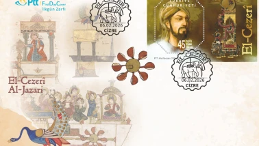 PTT’DEN “EL-CEZERÎ” KONULU ANMA PULU VE İLKGÜN ZARFI
