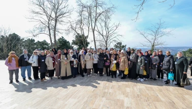 Küçükçekmece’li Kadınlar Yuşa Tepesi’nde