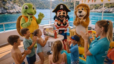 Minik kaşifler için eğlence dolu deniz yolculuğu