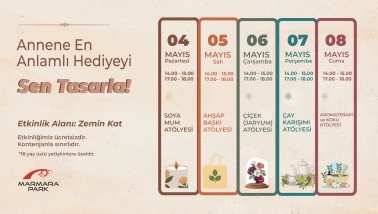 Anneler Günü’ne Atölye Dokunuşu